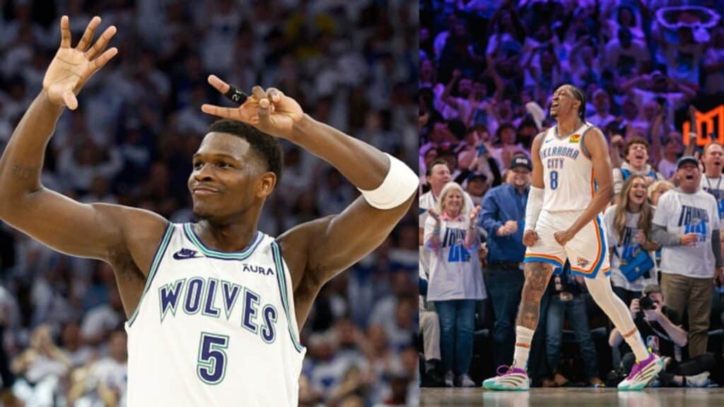 découvrez les playoffs 2025 avec le duel captivant entre les thunder et les timberwolves. suivez chaque moment palpitant de cette rencontre décisive qui promet des émotions fortes et des performances spectaculaires des deux équipes. ne manquez pas l'occasion de vivre cette bataille pour la victoire!
