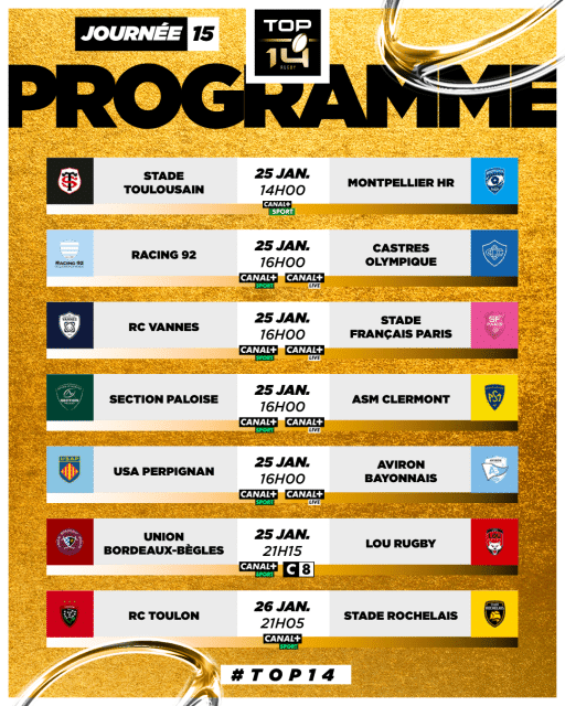 découvrez le passionnant défi en phases finales entre toulouse et bayonne ! vivez l'intensité de ce duel incontournable, où chaque action peut changer le cours du match. ne manquez pas cette rencontre qui promet emoción et suspense jusqu'à la dernière minute.