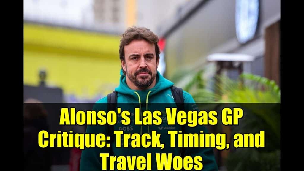 découvrez les réactions d'alonso après le grand prix de las vegas et ses critiques sur la course.