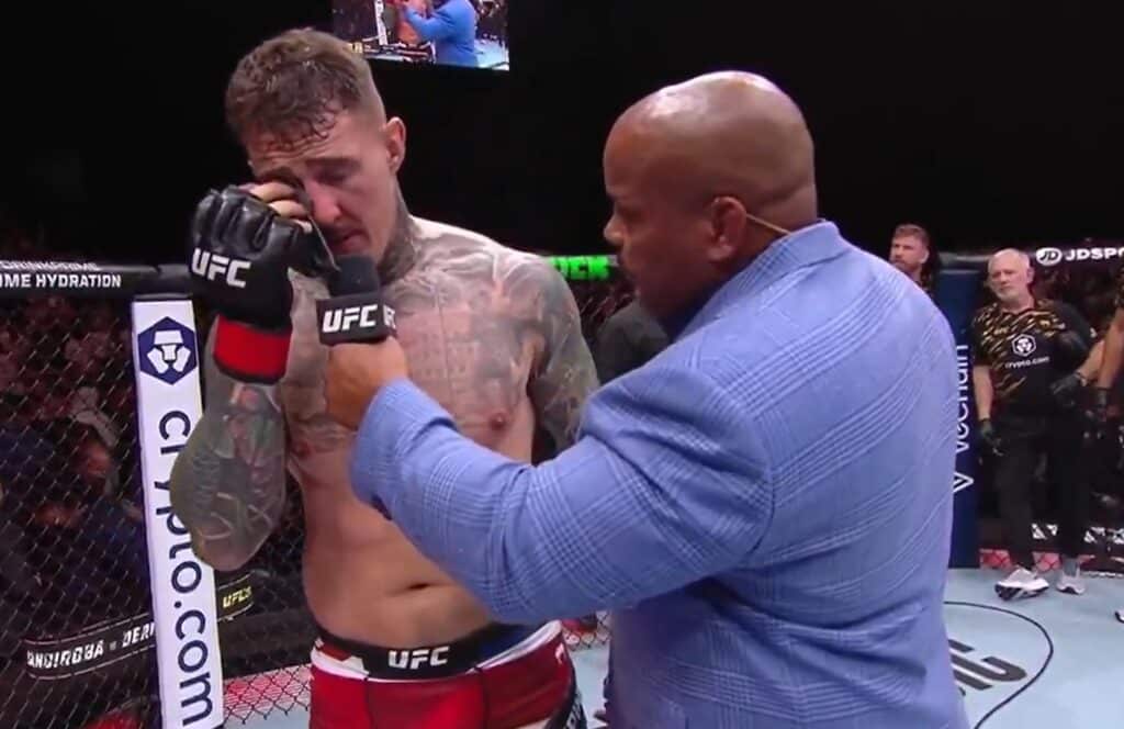 tom aspinall souffre d'une grave blessure à l'œil droit, mettant en péril sa carrière de combattant. découvrez les dernières nouvelles sur son état et son avenir incertain.